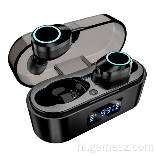 Mini draadloze oordopjes TWS Bluetooth-headset oplaadetui